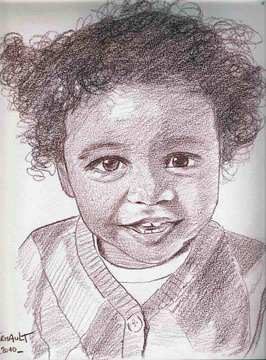 image de portrait à la sépia