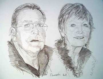 image de portrait à la sépia