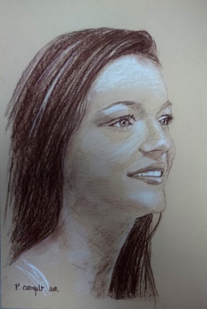 image de portrait à la sépia