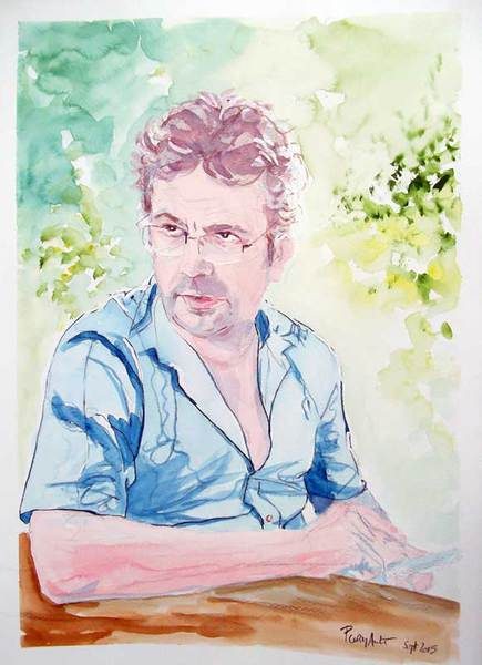 image de portrait à l'aquarelle