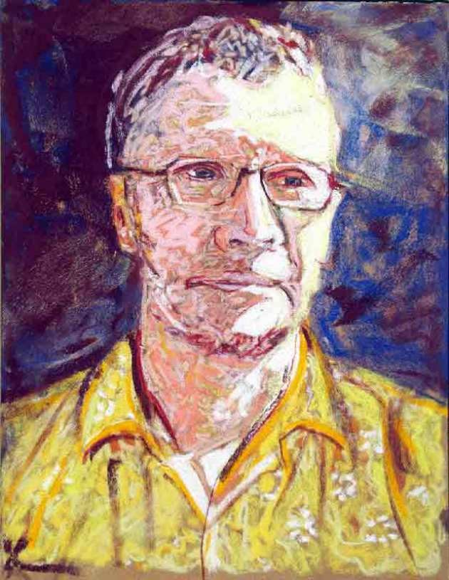 image de portrait aux pastels secs