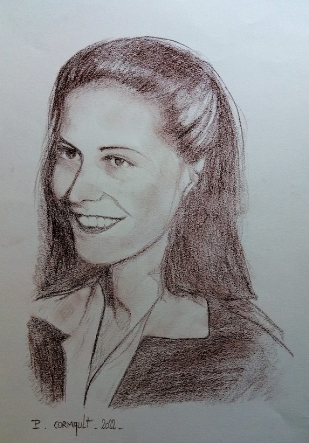 image de portrait à la sépia