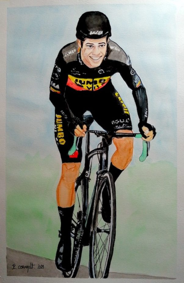 image de portrait à l'aquarelle